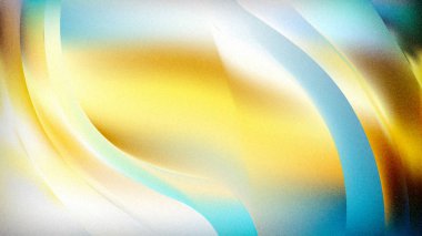 Sarı Mavi Turuncu Arkaplan Güzel Zarif Resim Sanat Tasarımı