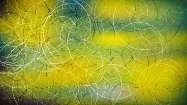 Yeşil sarı desen arka plan güzel zarif Illüstrasyon grafik sanat tasarım