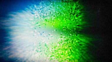 Yeşil Su Mavi Sigram Güzel zarif İllüstrasyon grafik sanat tasarımı