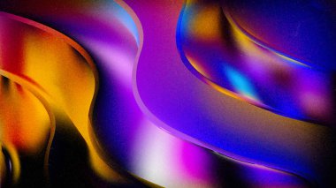 Mavi Mor Sarı Arka Plan Güzel zarif İllüstrasyon grafik sanat tasarımı