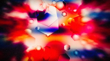 Açık mavi kırmızı arka plan güzel zarif Illüstrasyon grafik sanat tasarım