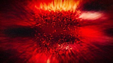 Kırmızı jeolojik fenomen ışık arka plan güzel zarif Illüstrasyon grafik sanat tasarım