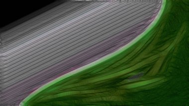 Yeşil yaprak çizgi arka plan güzel zarif Illüstrasyon grafik sanat tasarım