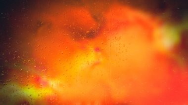 Kırmızı jeolojik fenomen turuncu arka plan güzel zarif Illüstrasyon grafik sanat tasarım