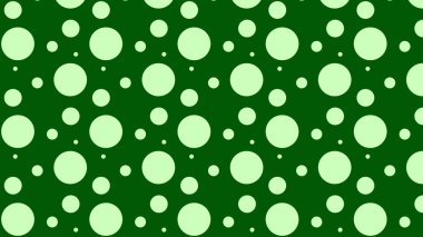 Yeşil Rastgele Noktalar desen Vektör İllüstrasyon