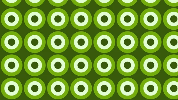 Modèle de cercle géométrique vert sans couture Art vectoriel — Image vectorielle