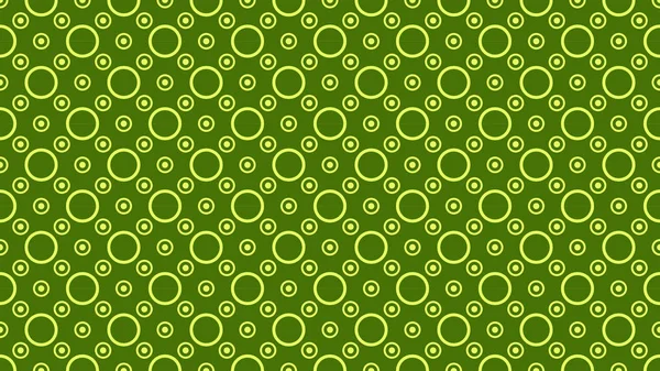 绿色无缝几何圆图案背景 — 图库矢量图片