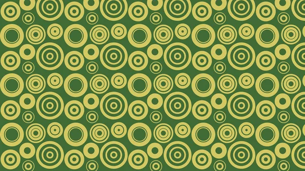 Grüne geometrische Kreis Muster Hintergrund — Stockvektor