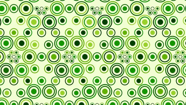 Zelený kruh vzor — Stockový vektor