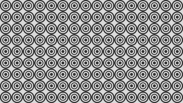 검정색 및 회색 동심 원 패턴 배경 — 스톡 벡터