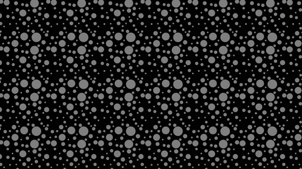 黑色无缝随机圆点图案矢量 — 图库矢量图片