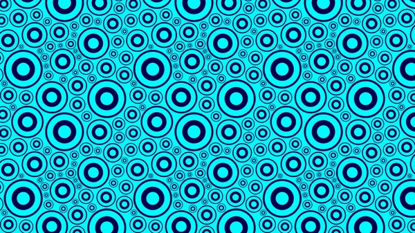 Turkuaz Daire Desen Arka Plan Vektör Görüntüsü