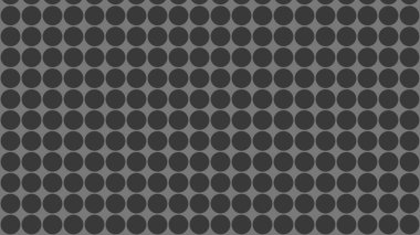 Koyu Gri Dikişsiz Daire Desen Arka Plan Vektör Sanatı