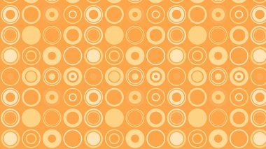 Turuncu Dikişsiz Daire Arka Plan Deseni