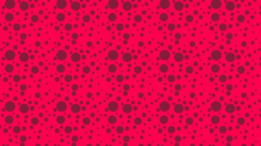 Folly Pembe Rastgele Daireler Nokta Desen Arka Plan