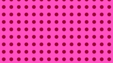 Gül Pembesi Geometrik Daire Desen Arka Plan Vektörü