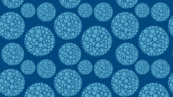Сині плямисті кола Візерунок тла — стоковий вектор