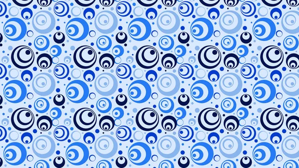 Círculo azul claro padrão fundo arte vetorial — Vetor de Stock