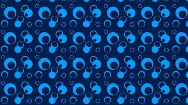 Patrón de fondo de círculo geométrico azul marino — Vector de stock