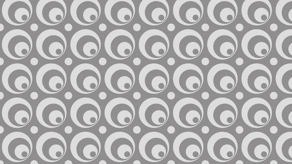 Graue geometrische Kreis Muster Hintergrund Design — Stockvektor