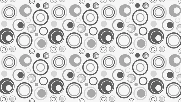 Grey Random Circles Pattern Vector Graphic — Stock Vector