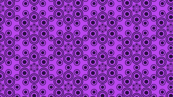 Purple Seamless Circle Pattern Background Vector Art — Stock Vector