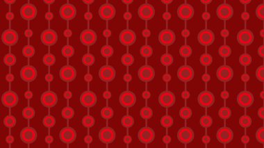 Koyu Kırmızı Daire Desen Arka Planı