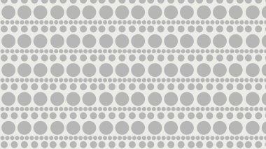 White Seamless Circle Pattern Background Illustration