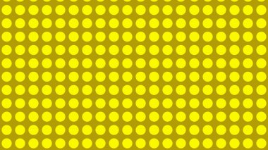 Yellow Seamless Geometric Circle Pattern Background Design