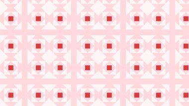 Açık Pembe Geometrik Kare Desen Arka Plan Grafiği