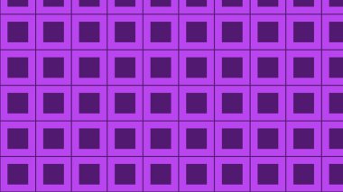 Mor Geometrik Kare Desen