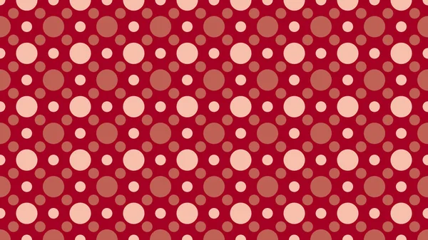 Red Retro Circles Background Pattern — Stock Vector