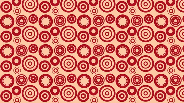 Roter Kreis Hintergrund Muster Illustrator — Stockvektor