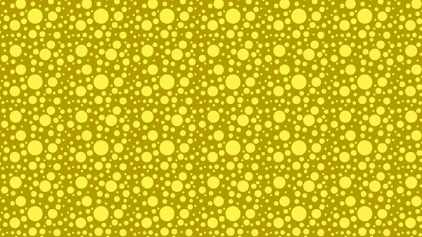 Yellow Scattered Dots Pattern — Stok Vektör