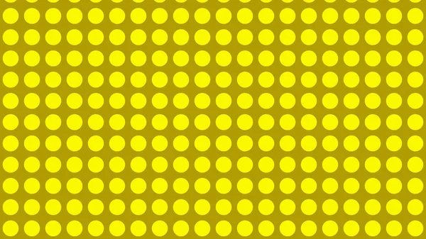 Żółty bezszwowy wzór geometryczny koła tła — Wektor stockowy