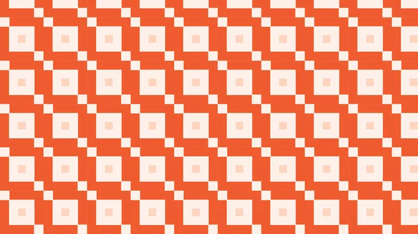 Padrão quadrado laranja Vector Gráfico — Vetor de Stock