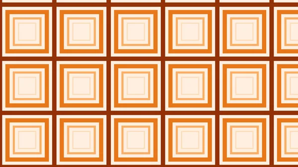 Πορτοκαλί χωρίς ραφές ομόκεντρων τετραγώνων εικόνα μοτίβο — Διανυσματικό Αρχείο