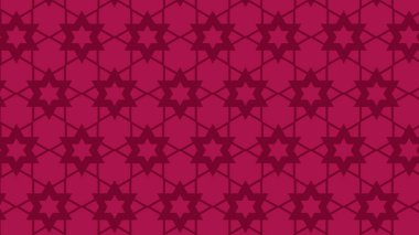 Pembe yıldız desen