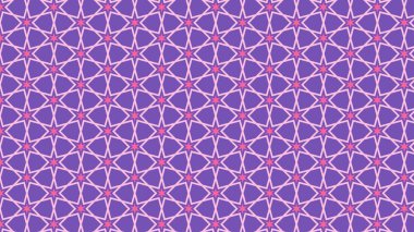 Mor Yıldız Arka Plan Deseni