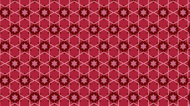 Kızıl Yıldız Arka Plan Deseni