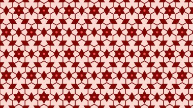 kırmızı yıldızlar desen