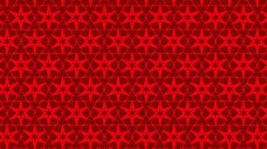 Kızıl Yıldız Arka Plan Desen Vektörü