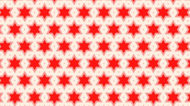 Red Star Arka Plan Desen Tasarımı