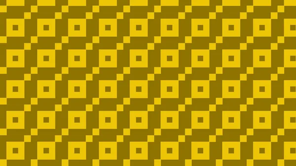 Жовтий геометричний квадратний візерунок — стоковий вектор