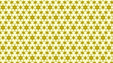 Yellow Star Background Pattern