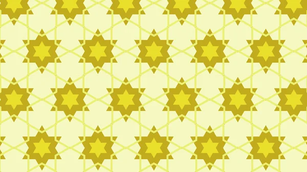 Yellow Stars Pattern Vector Graphic — Stock Vector