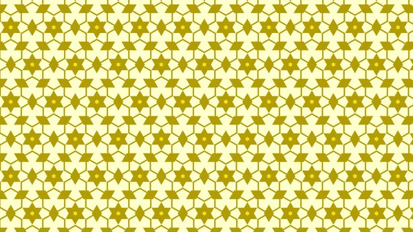 Gelber Stern Hintergrund Muster — Stockvektor