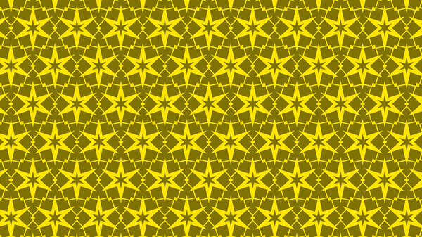 Yellow Stars Pattern Design