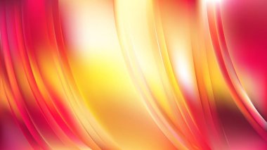 Pembe ve Sarı Arka Plan Vektör İllüstrasyonu