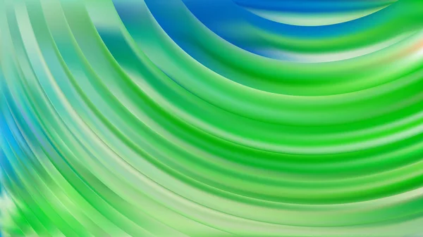 Diseño de fondo de curva azul y verde abstracto — Vector de stock